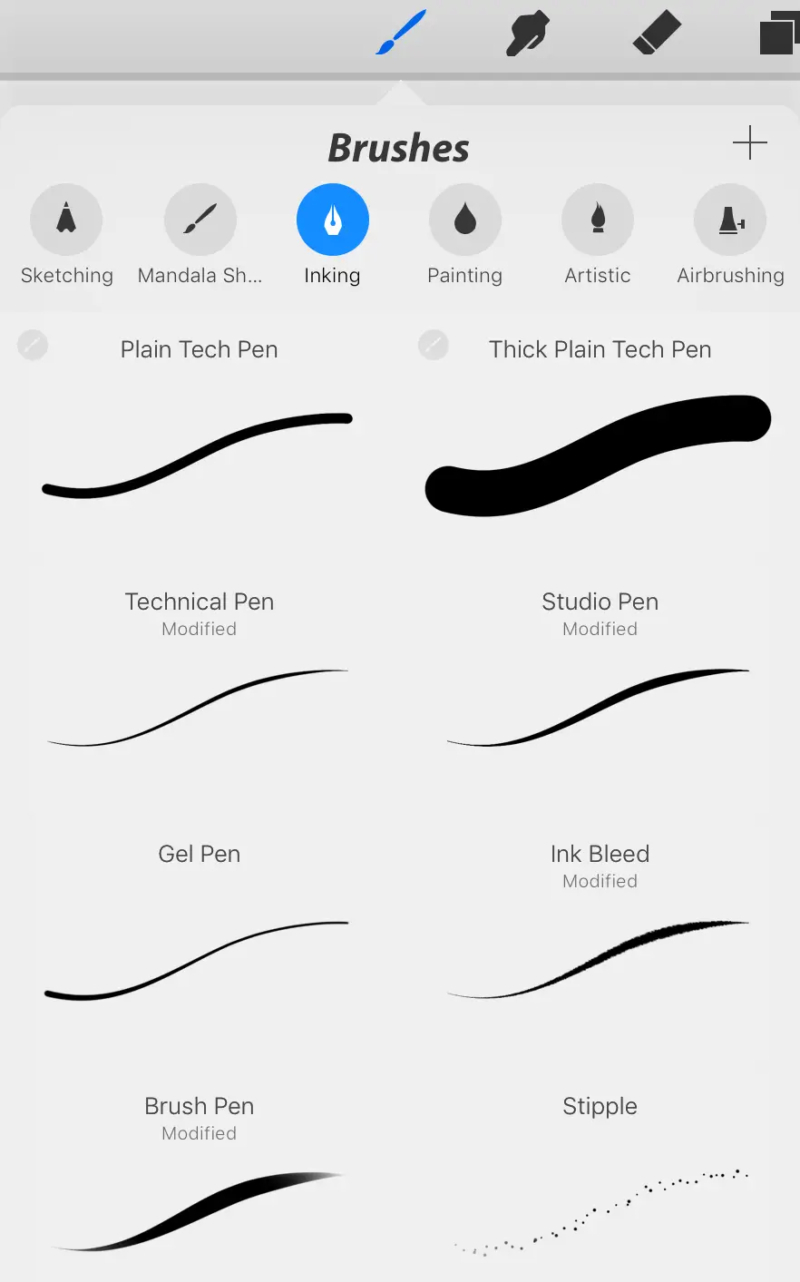 My Procreate Brush Stash - Basics - JSPCREATE