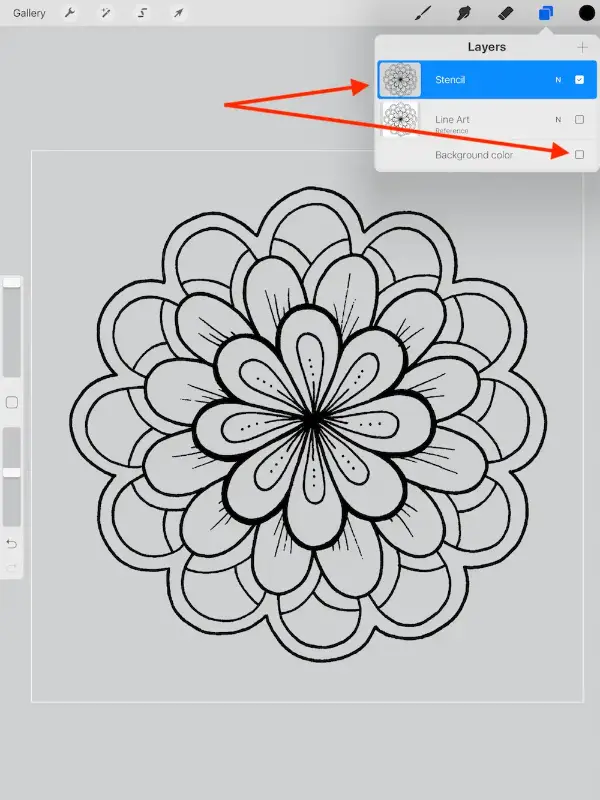 Using Your Sketch For Stencil Painting On The iPad - JSPCREATE