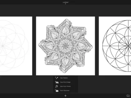 Symmetry on the iPad in AutoDesk Sketchbook - JSPCREATE