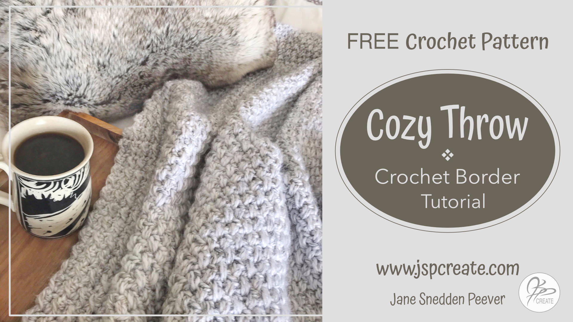 Crochet Mug Cozy - Free Pattern - Annie Design Crochet