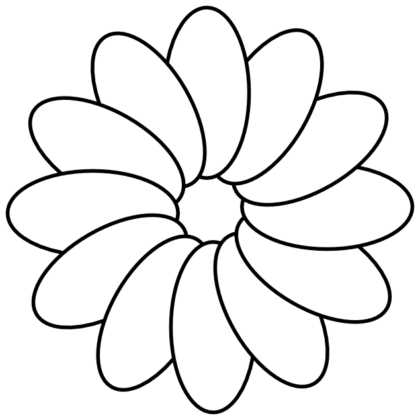 Learn To Draw Flowers With Shapes Lesson 1 - JSPCREATE