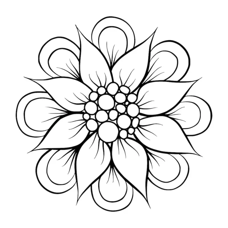 Learn To Draw Flowers With Shapes Lesson 7 JSPCREATE