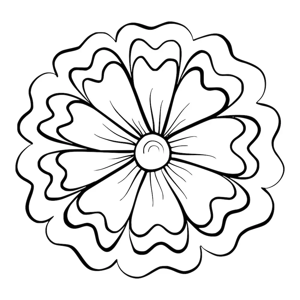 Learn To Draw Flowers With Shapes Lesson 7 JSPCREATE