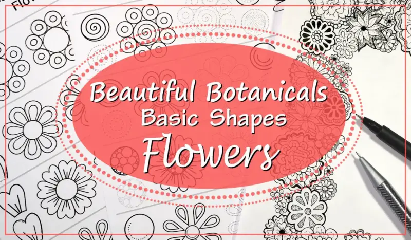 Learn To Draw Flowers With Shapes Lesson 7 - JSPCREATE