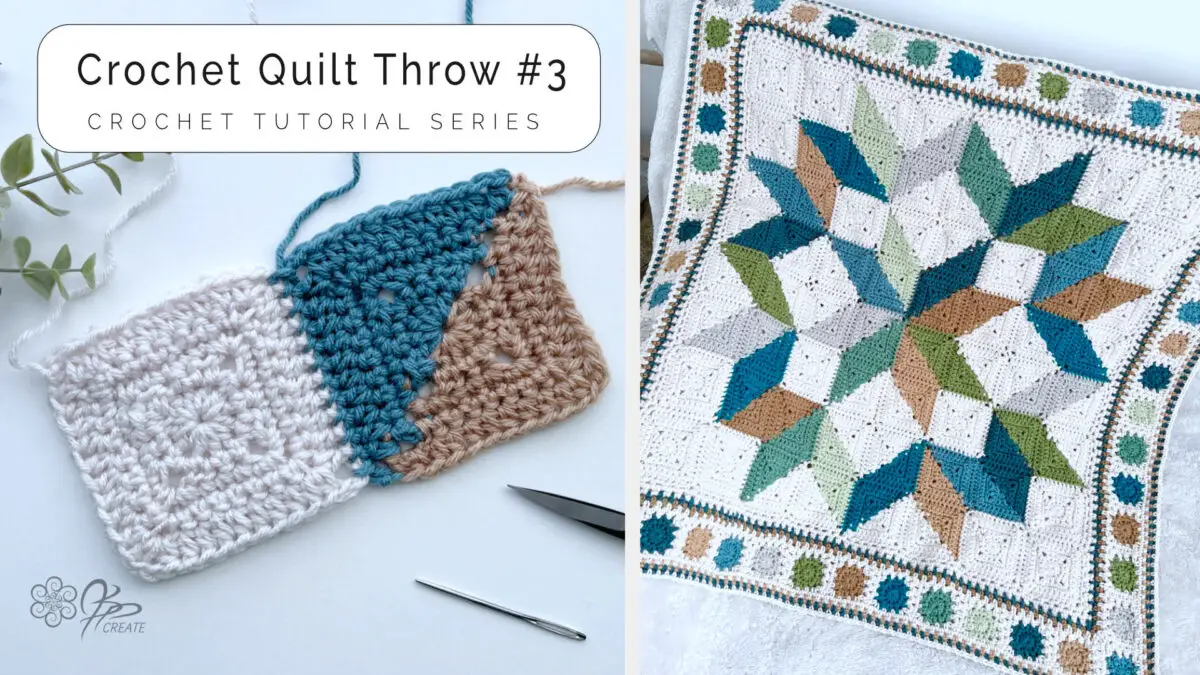 Crochet Quilt Throw